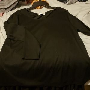 NWOT Fancy Black Long sleeve